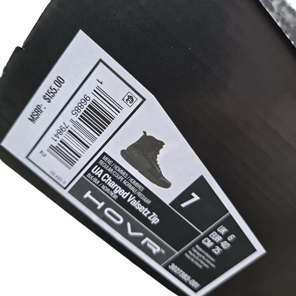NIB Under Armour Vibram Charged Valsetz Side Zip Tactical Boots, Men's Size 7